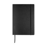 Premium executive A4 lined notebook black colour front view