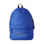 Backpack in youth style in many colours royal blue colour