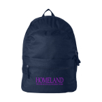 Backpack in youth style in many colours navy-blue colour