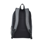 Corporate backpack for laptop made of 600D polyester, 15.6” grey colour