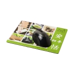 Mouse mat with foam base white colour