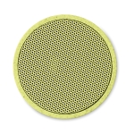 Affordable wireless speaker, wheat straw housing, 2h playtime green colour fourth view