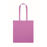 Affordable tote bag in bright colours for events, 180 g/m2 violet colour second view