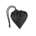 Foldable bag made from recycled plastic, Strawberry RPET black colour second view