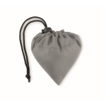 Foldable bag made from recycled plastic, Strawberry RPET dark grey colour second view