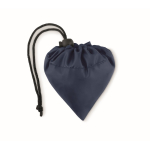 Foldable bag made from recycled plastic, Strawberry RPET navy-blue colour second view
