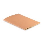 Eco A5 notebook with cardboard cover, cream pages