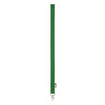 RPET lanyard with metal carabiner and safety clasp, 20mm green colour fourth view