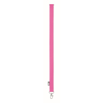 RPET lanyard with metal carabiner and safety clasp, 20mm pink colour fifth view