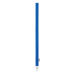 RPET lanyard with metal carabiner and safety clasp, 20mm royal blue colour fourth view