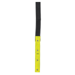 Adjustable reflective armband with 4 red LEDs and flash function yellow colour first view