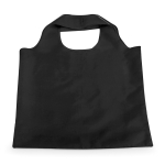 Foldable shopping bag made of 190T polyester, Duet black colour