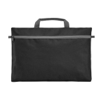 Document bag with a main compartment and zip