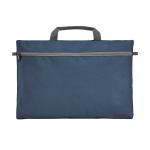 Document bag with a main compartment and zip