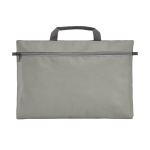 Document bag with a main compartment and zip