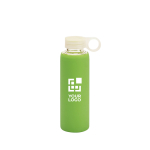 Sports bottle with screw cap from PP, 380 ml, Crystal Ring main view