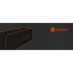 Speaker made of fabric and ABS plastic dark grey colour in box