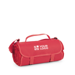 Fleece picnic blanket with handle, adjustable main view