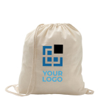 Cotton drawstring backpack 100 g/m² main view