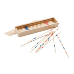 Wooden Mikado game in a wooden box