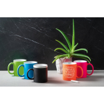 Printed ceramic chalkboard mug with chalk, 330 ml still life view