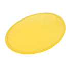 Folding polyester flying disc 190T, supplied in pouch yellow colour