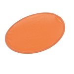 Folding polyester flying disc 190T, supplied in pouch orange colour