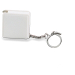 Square keyring with measuring tape, 1M