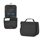 Large polyester toiletry bag for travel various colours