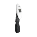 Luggage scales for travel in matt silver or black