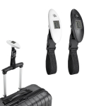 Luggage scales for travel in matt silver or black various colours
