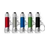 Original aluminium keyring with flashlight various colours