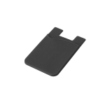 Silicone card holder with sticky tape for promotions