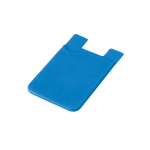 Silicone card holder with sticky tape for promotions