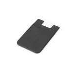 Silicone card holder with sticky tape for promotions