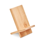Bamboo mobile phone stand wood colour