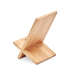 Bamboo mobile phone stand wood colour second view