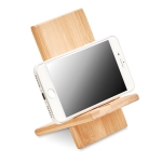 Bamboo mobile phone stand wood colour fifth view