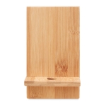 Bamboo mobile phone stand wood colour sixth view
