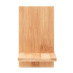 Bamboo mobile phone stand wood colour seventh view
