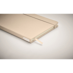Printed RPET notebook with recycled pages for promos, A5 fifth photographic view