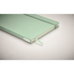 Printed RPET notebook with recycled pages for promos, A5 fifth photographic view