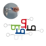 Antibacterial key fob for contactless door opening