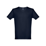 Unisex cotton T-shirt, 150 g/m2, THC Athens navy-blue colour first view