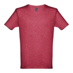 Unisex cotton T-shirt, 150 g/m2, THC Athens marbled red colour