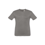 Children's cotton t-shirt, 150 g/m2, THC Quito dark grey colour first view