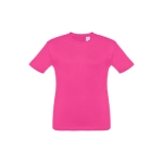 Children's cotton t-shirt, 150 g/m2, THC Quito fuchsia colour first view