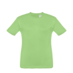 Children's cotton t-shirt, 150 g/m2, THC Quito light-green colour