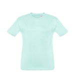 Children's cotton t-shirt, 150 g/m2, THC Quito mint green colour