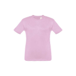 Children's cotton t-shirt, 150 g/m2, THC Quito lilac colour first view
